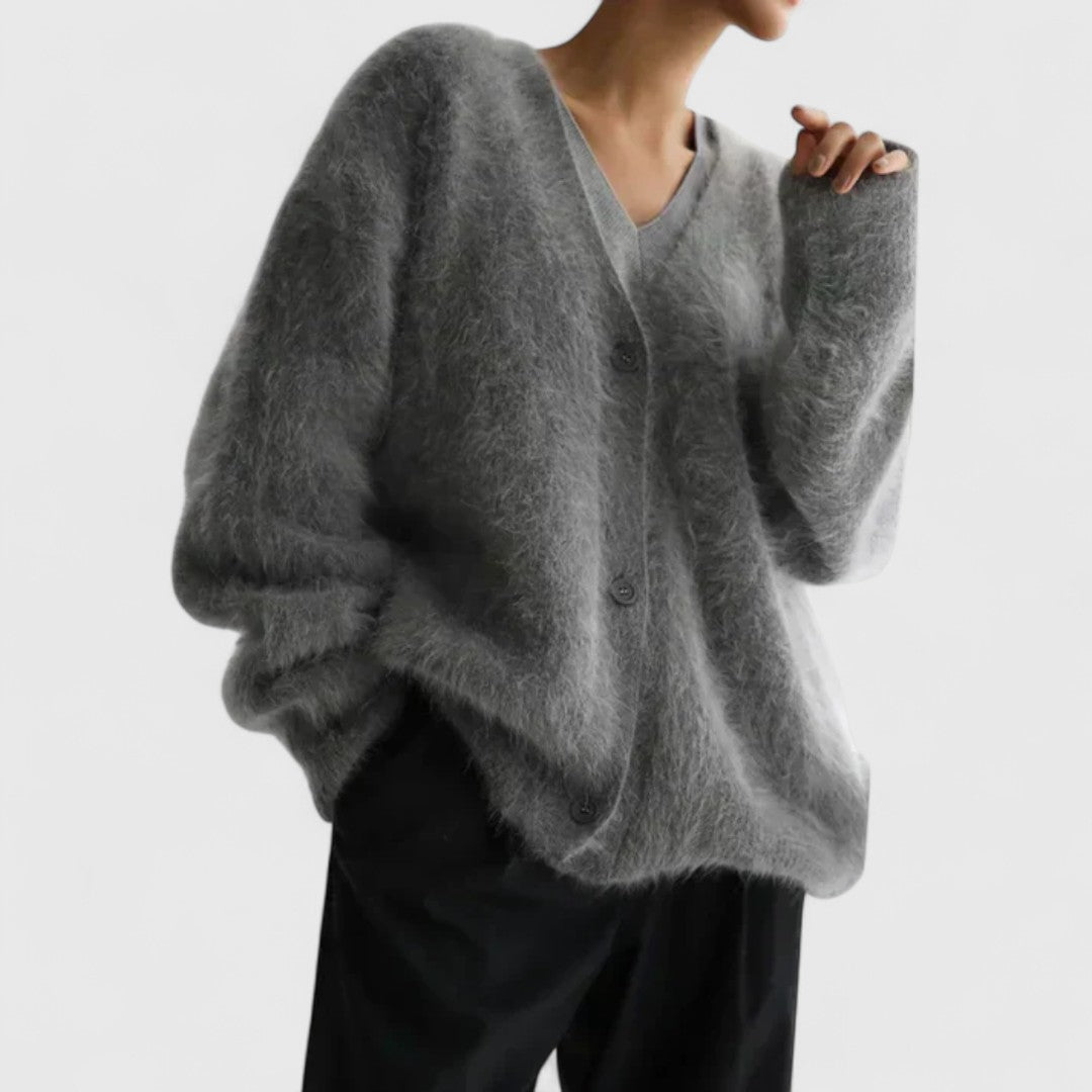Oliva - Oversized elegant cardigan