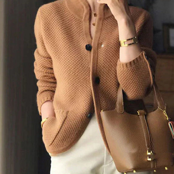 Alana | Women's Button-Front Long Sleeve Cardigan