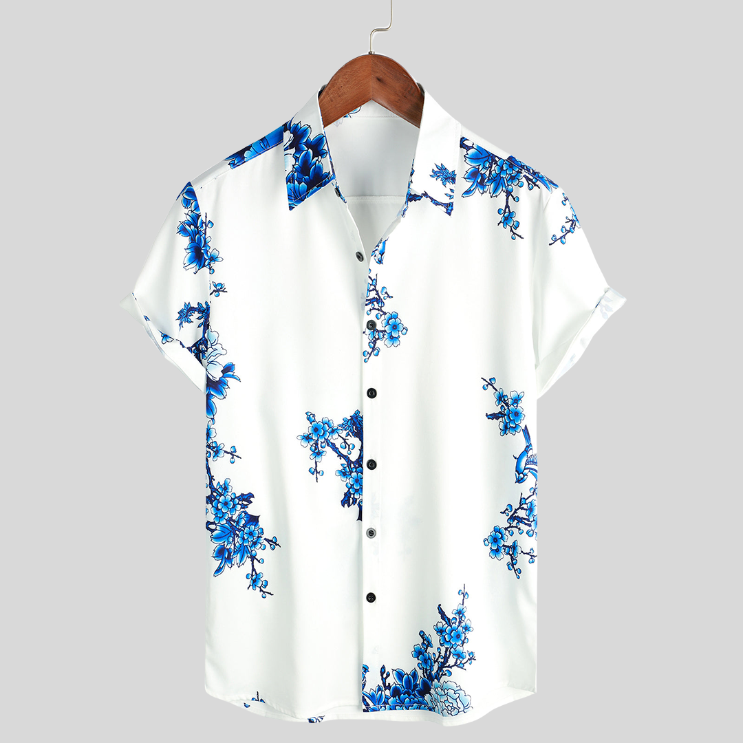 Alan | Men's Stylish Floral Summer Shirt
