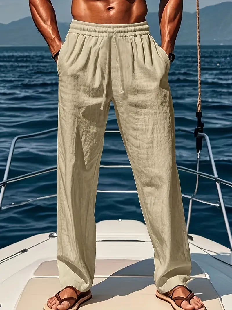 Jake | Men's Linen Pants with Loose Fit