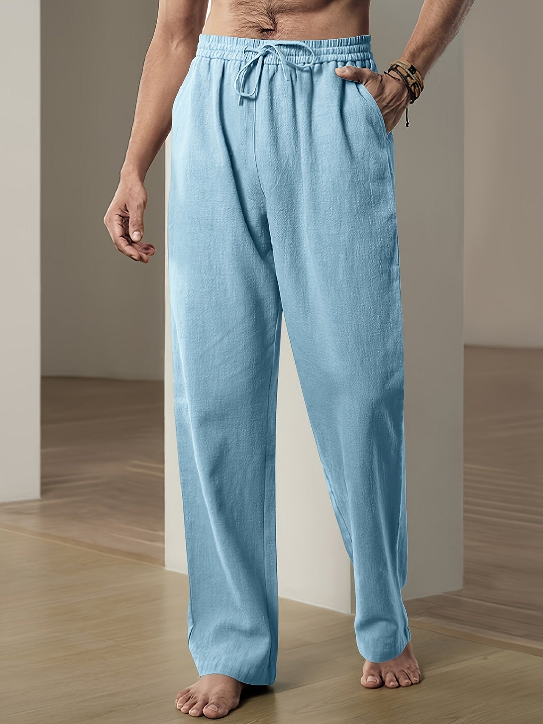Omar | Relaxed Fit Drawstring Pants for Men - Comfortable Summer Style