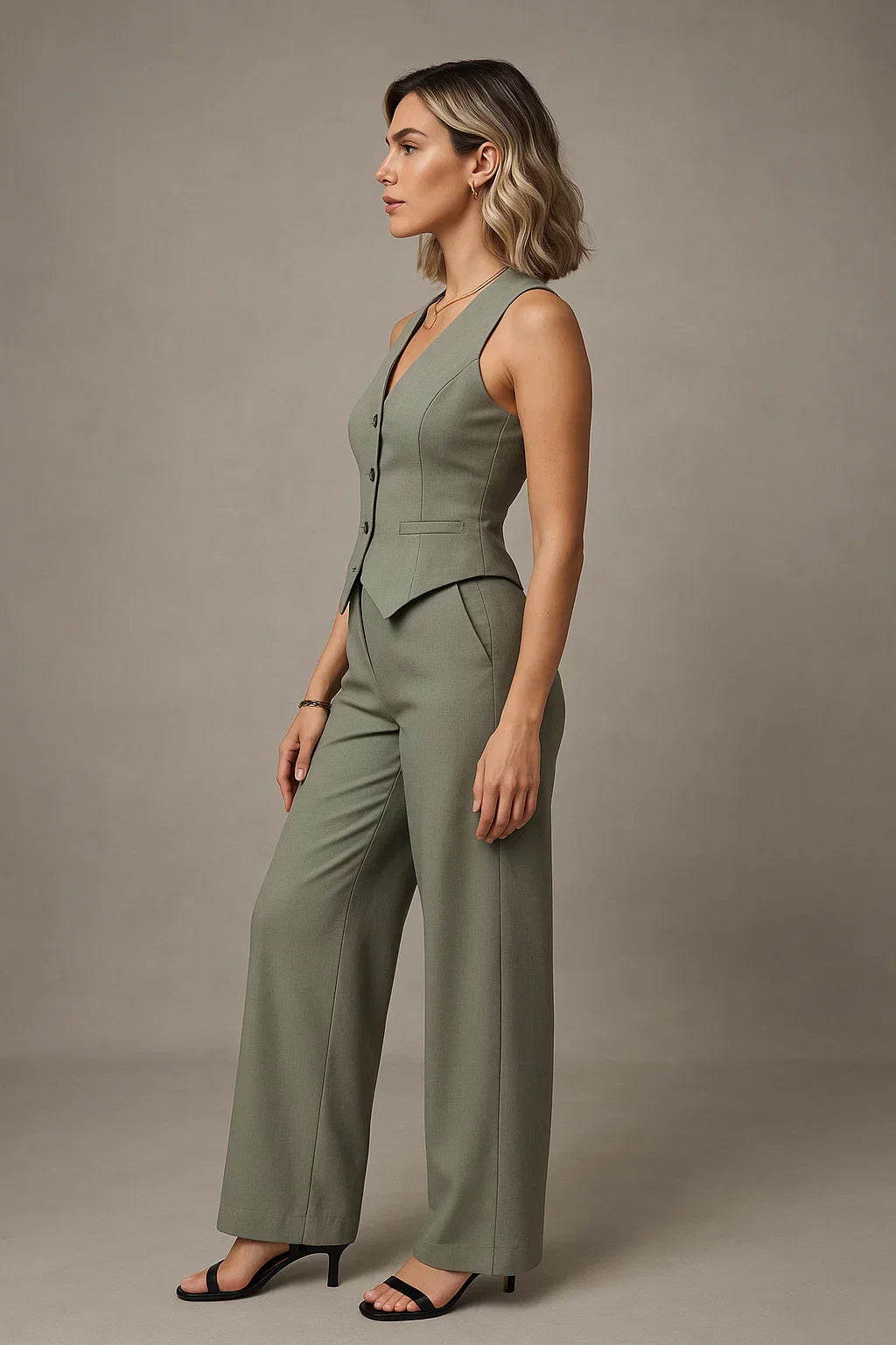 Two-Piece Suit Vest