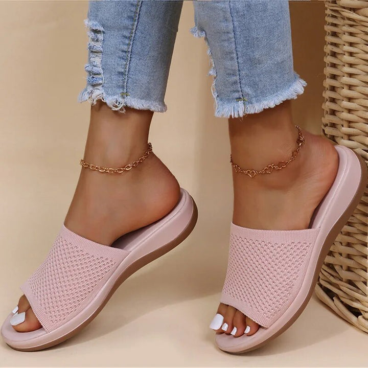 Ashley | Comfortable Breathable Ladies Slide Sandals