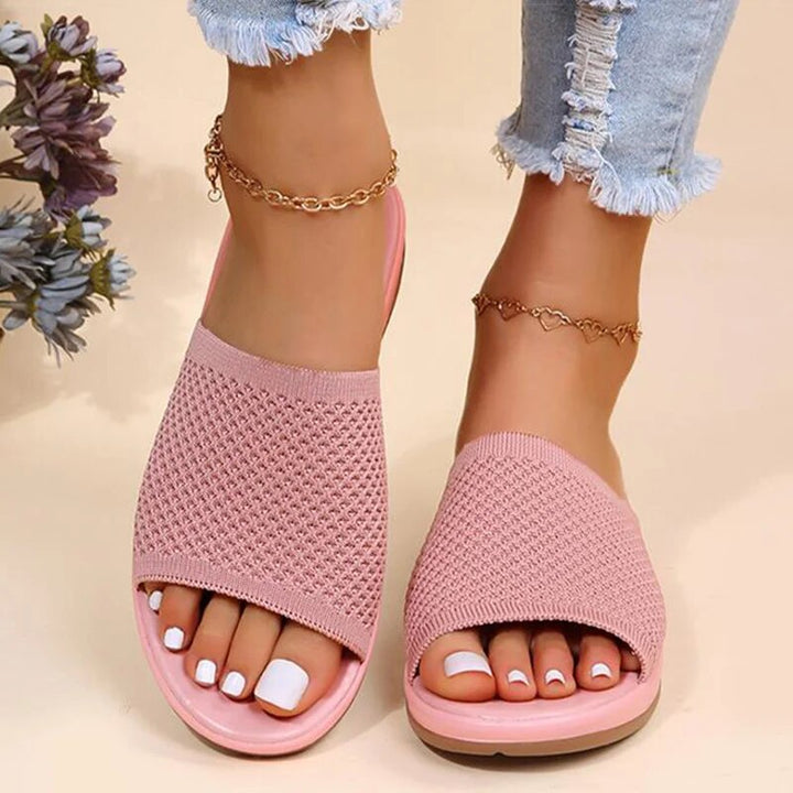 Ashley | Comfortable Breathable Ladies Slide Sandals