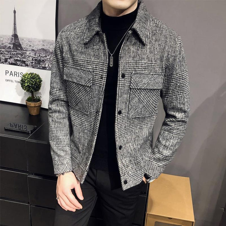 Brandon | Men's Plaid Shirt Jacket
