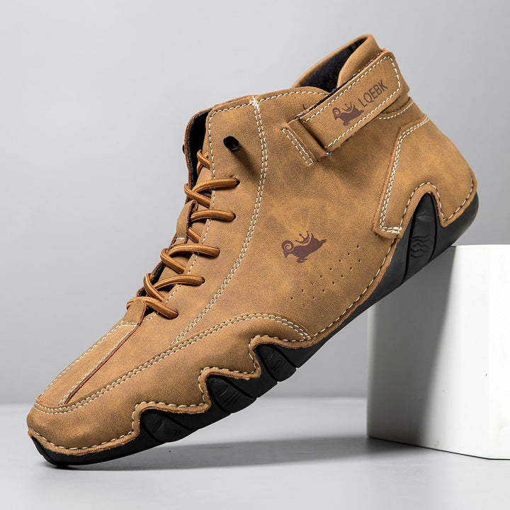 Landon | Trendy Unisex Genuine Leather Barefoot Shoes for Men and Women