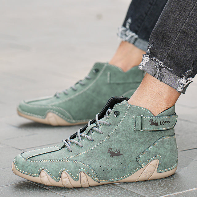 Landon | Trendy Unisex Genuine Leather Barefoot Shoes for Men and Women