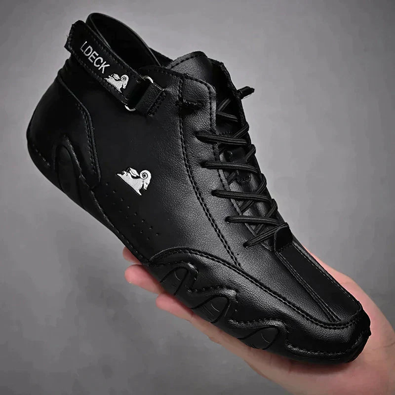 Landon | Trendy Unisex Genuine Leather Barefoot Shoes for Men and Women