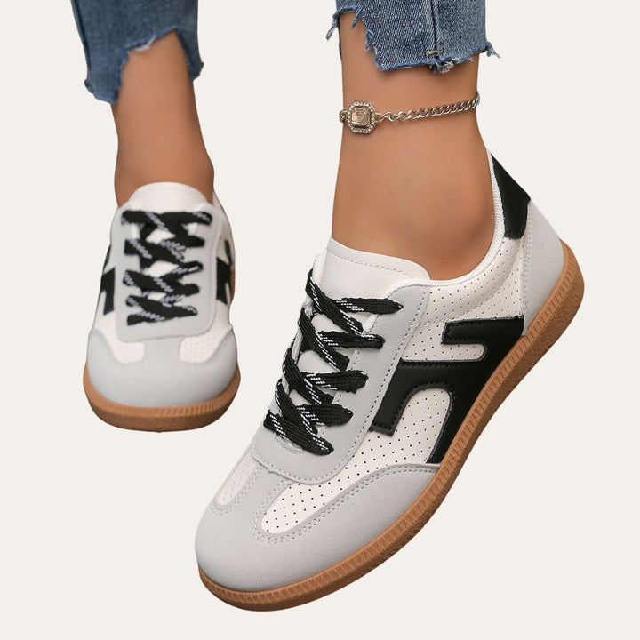 Katherine | Comfortable Stylish Leather Sneakers for Women