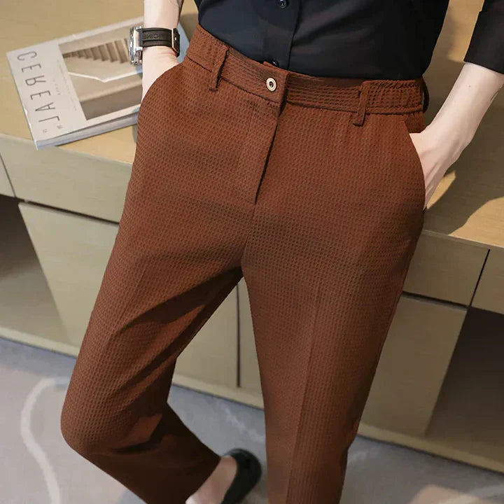 Paul | Slim-Fit Black Pants for Men