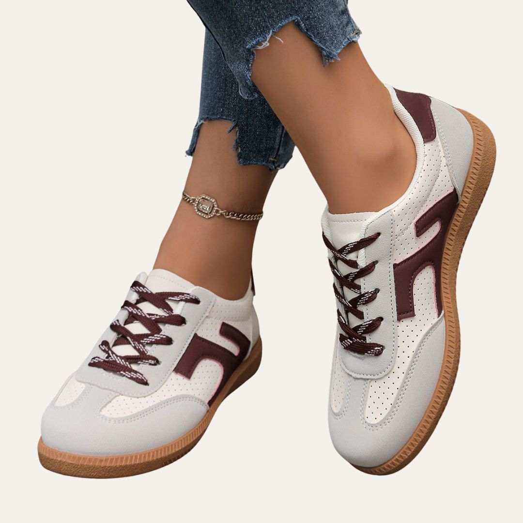 Katherine | Comfortable Stylish Leather Sneakers for Women