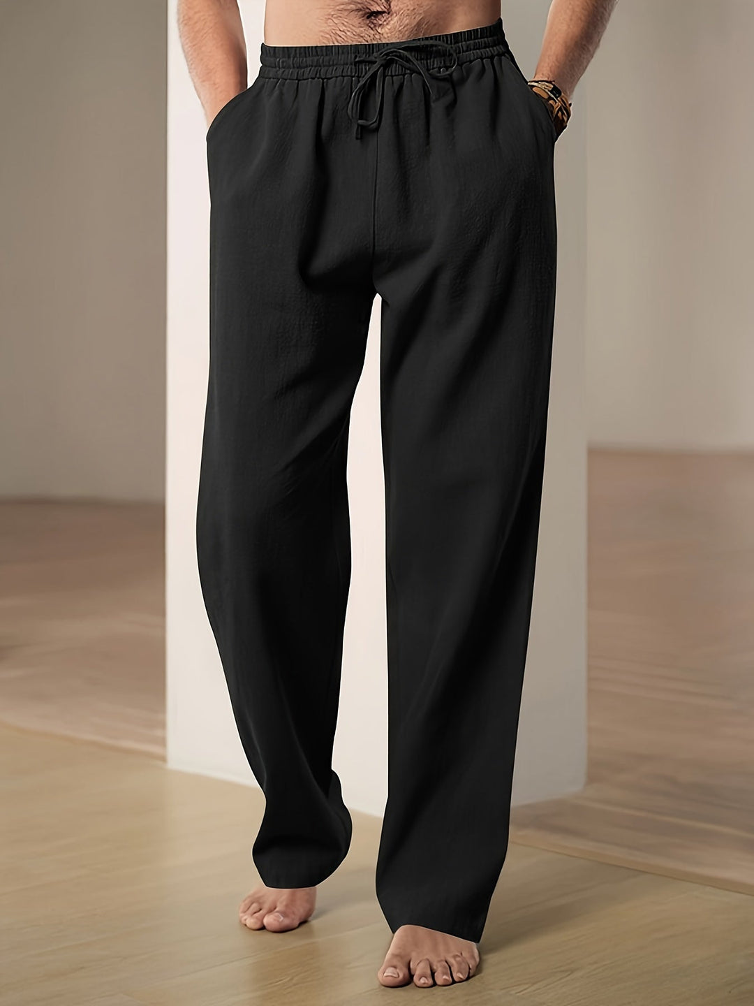 Omar | Relaxed Fit Drawstring Pants for Men - Comfortable Summer Style