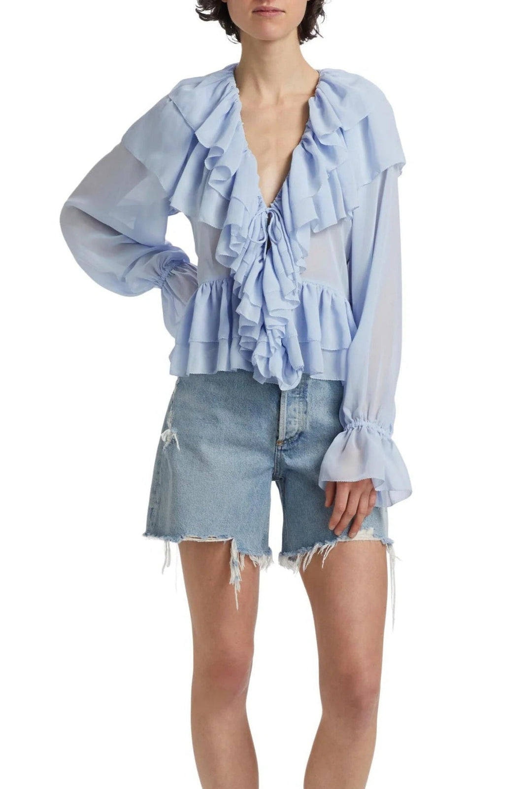 Willow | Elegant Ruffle Shirt for Stylish Comfort