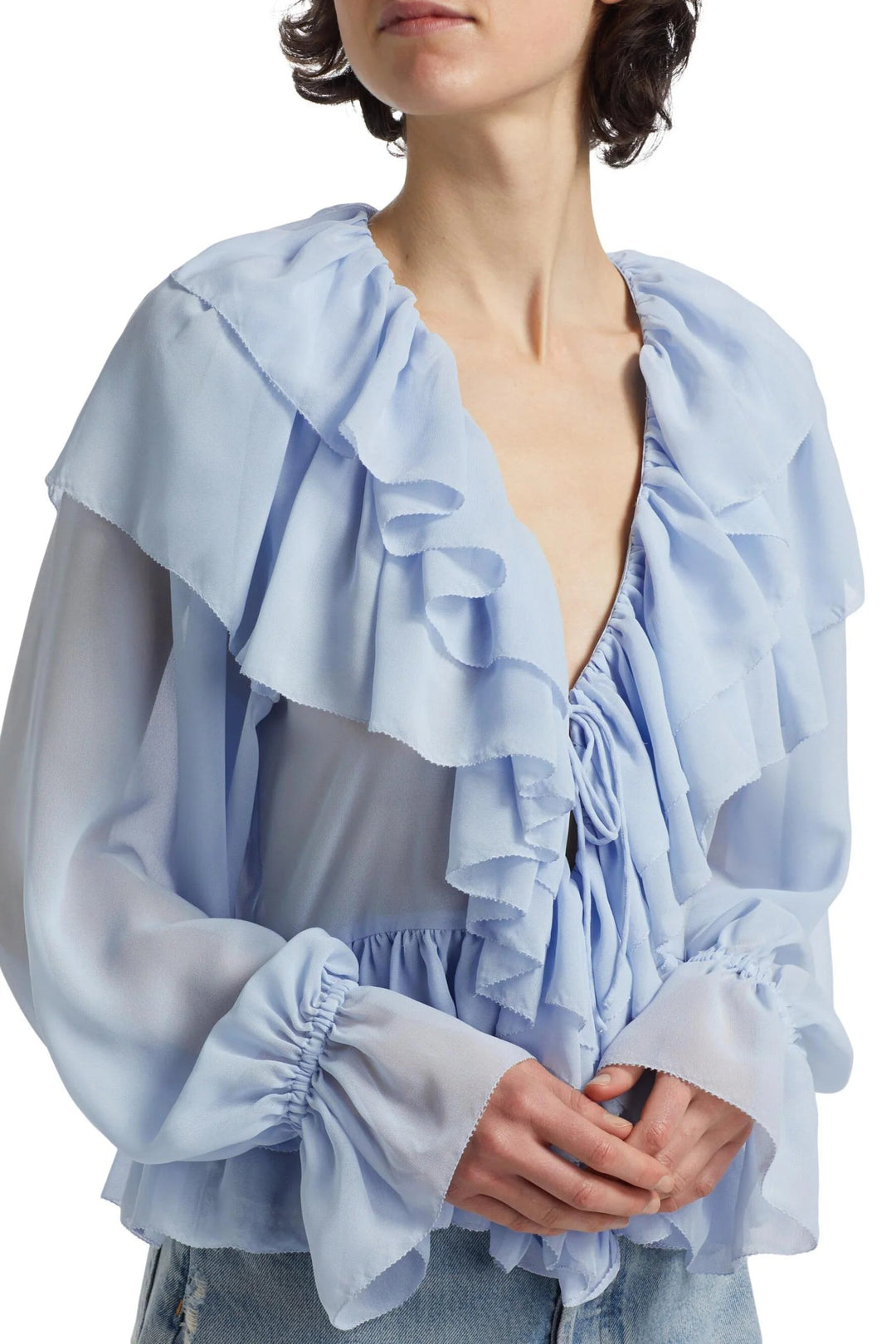 Willow | Elegant Ruffle Shirt for Stylish Comfort