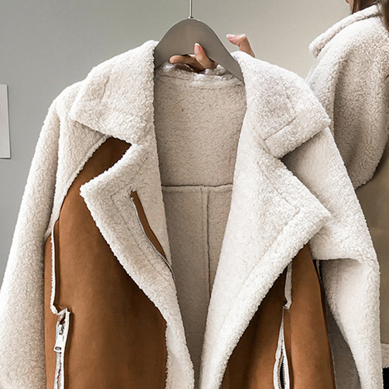 Alyssa | Women's Oversized Sherpa Jacket
