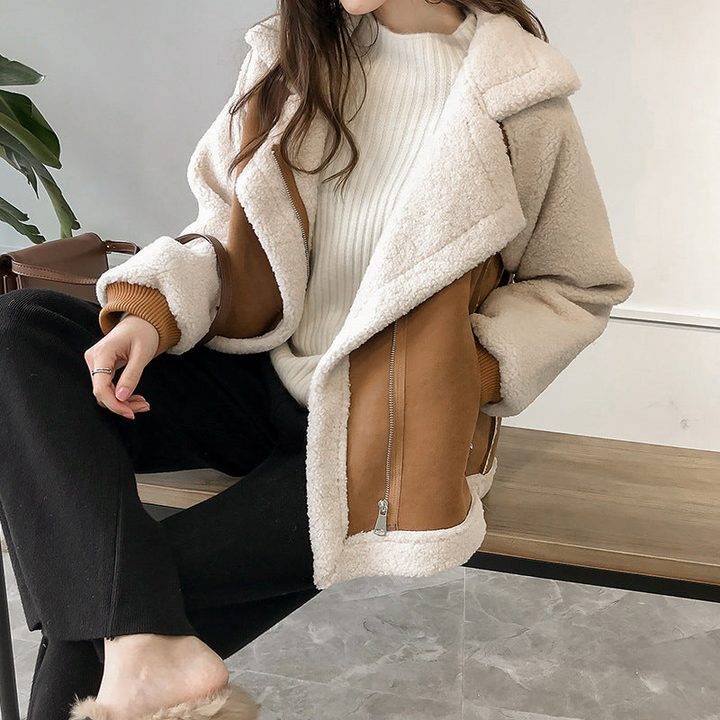 Alyssa | Women's Oversized Sherpa Jacket