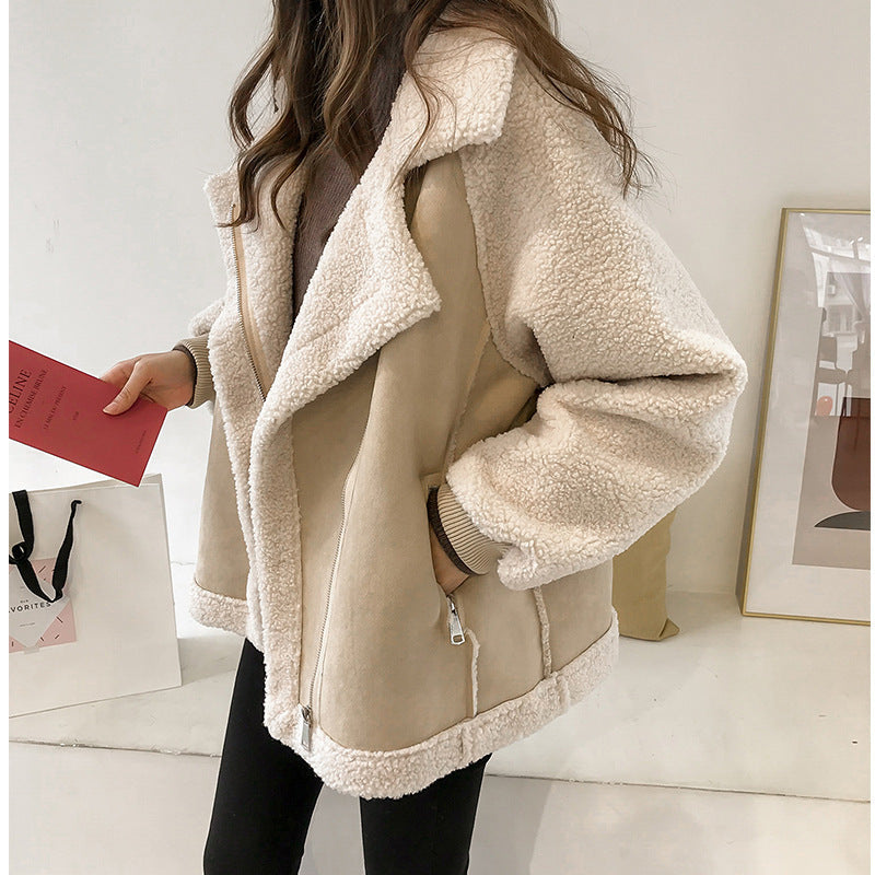 Alyssa | Women's Oversized Sherpa Jacket