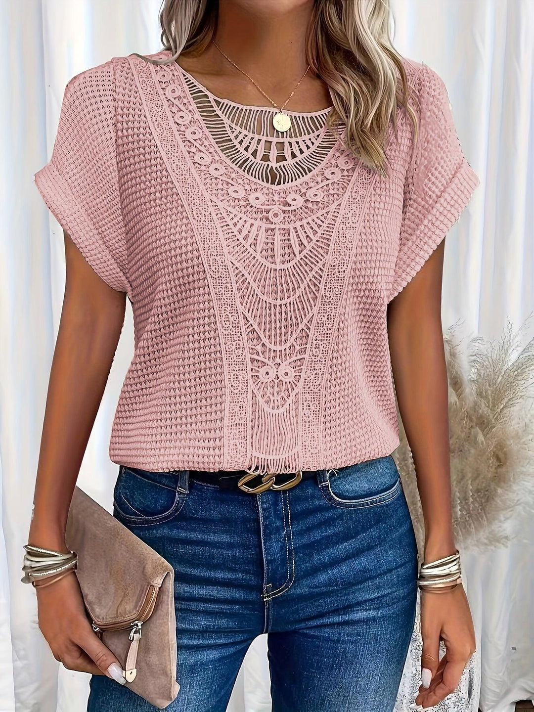 Rachel | Beautifully Detailed Knitted Top