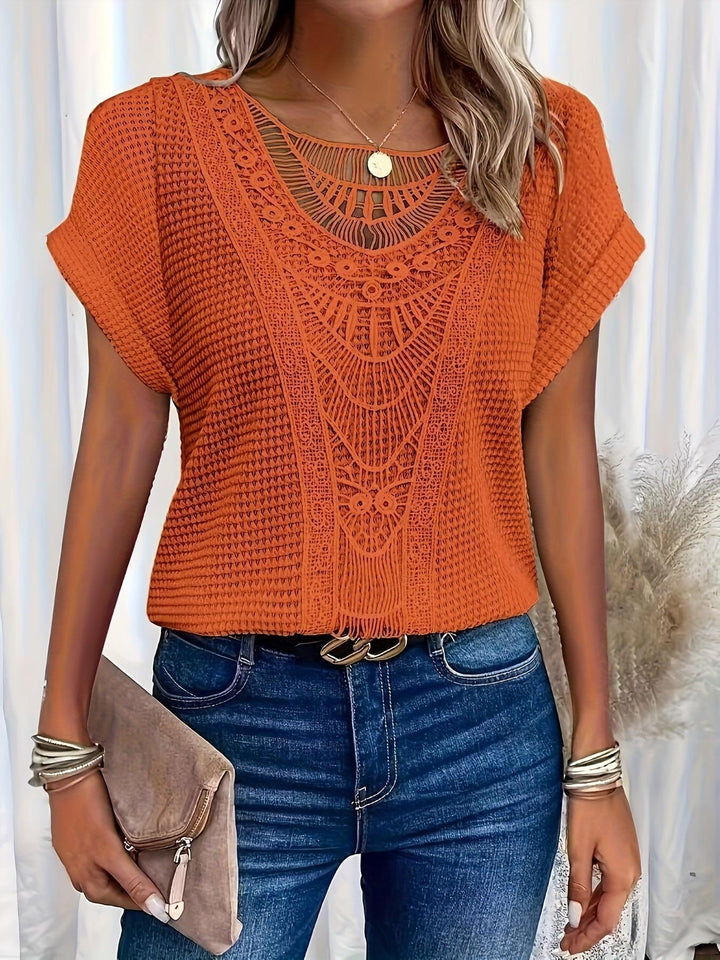 Rachel | Beautifully Detailed Knitted Top