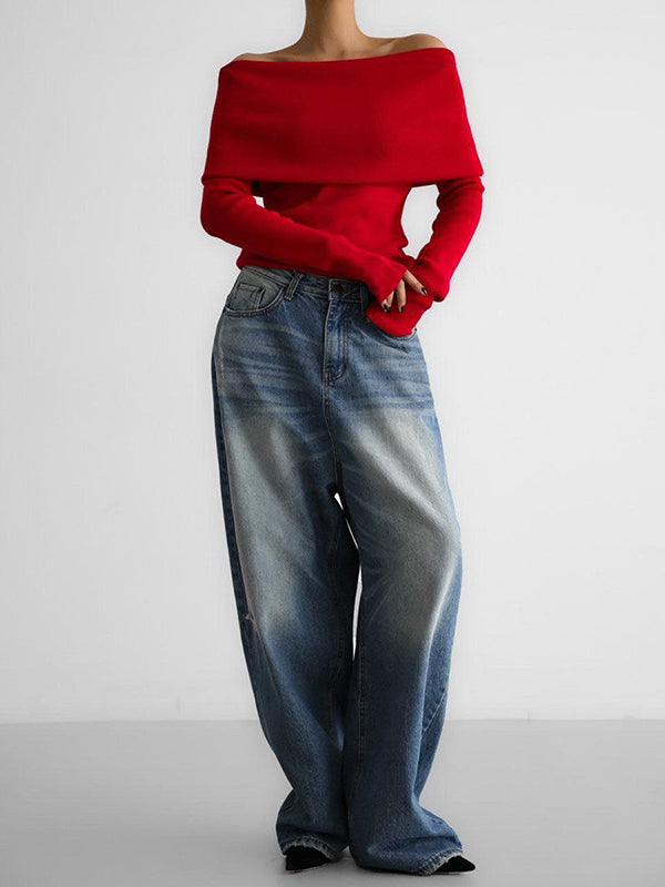 Erica | Off-Shoulder Elegance Sweater