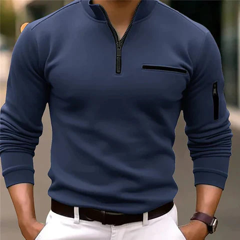 Louie | Modern Zip-Up Pullover for Comfort and Style
