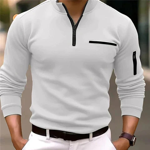 Louie | Modern Zip-Up Pullover for Comfort and Style