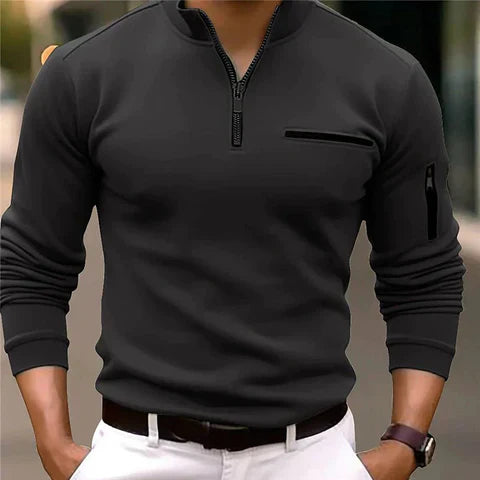 Louie | Modern Zip-Up Pullover for Comfort and Style