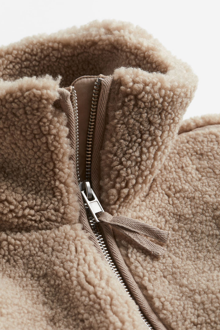 Maureen | Women's Sherpa Zip-Up Coat