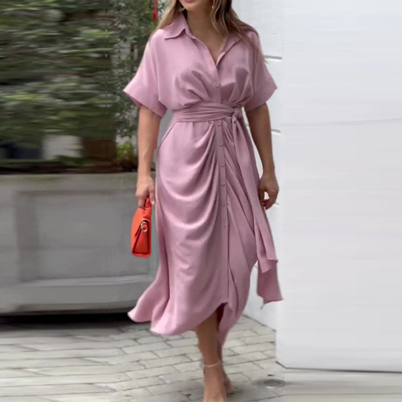 Susan | Elegant Summer Drape Dress for Stylish Comfort