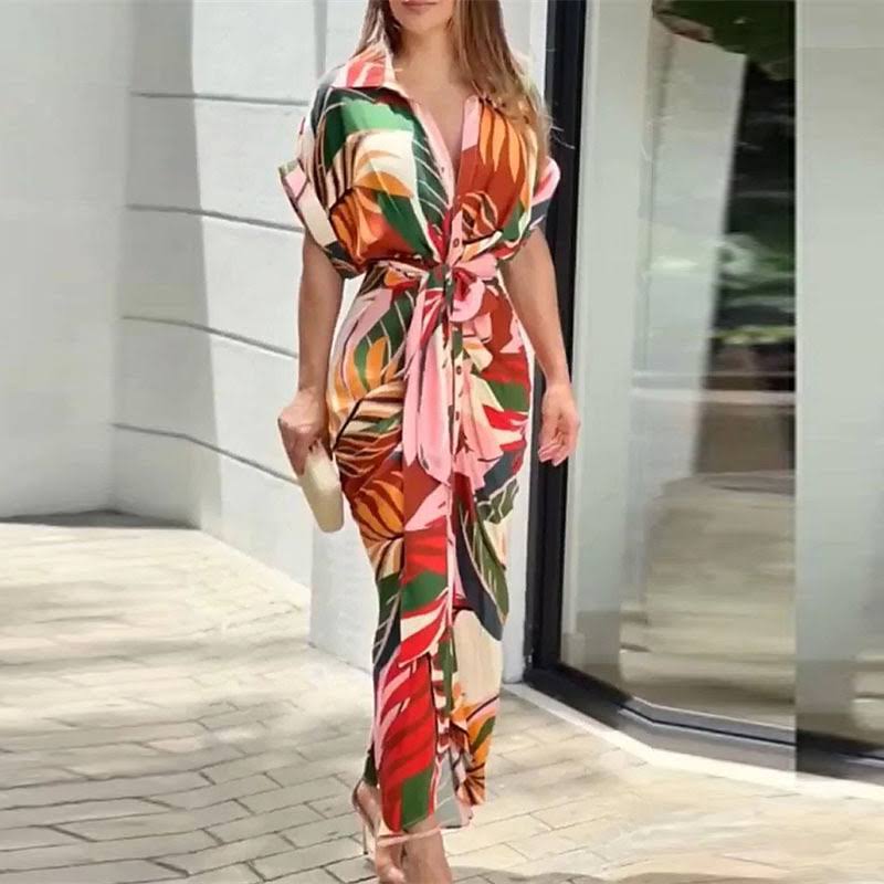 Susan | Elegant Summer Drape Dress for Stylish Comfort