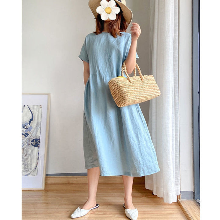 Erica | Ladies elegant short sleeve summer dress