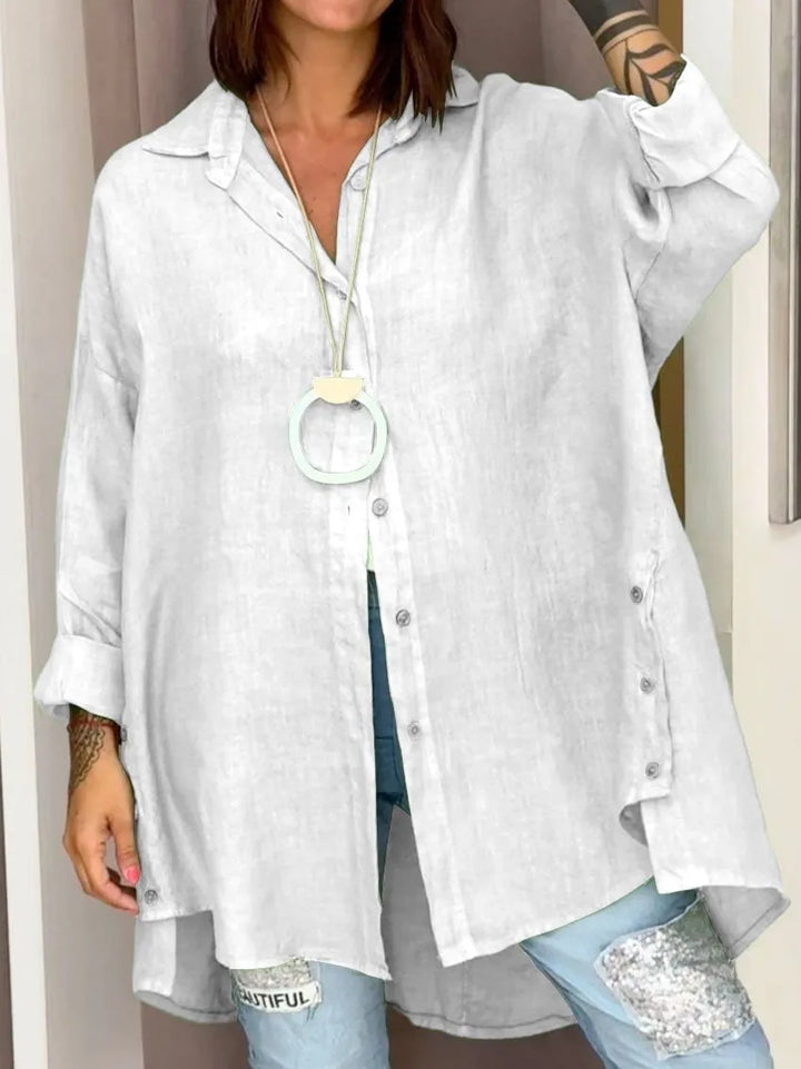 Judie | Loose-Fit Comfortable Button Shirt for Effortless Style