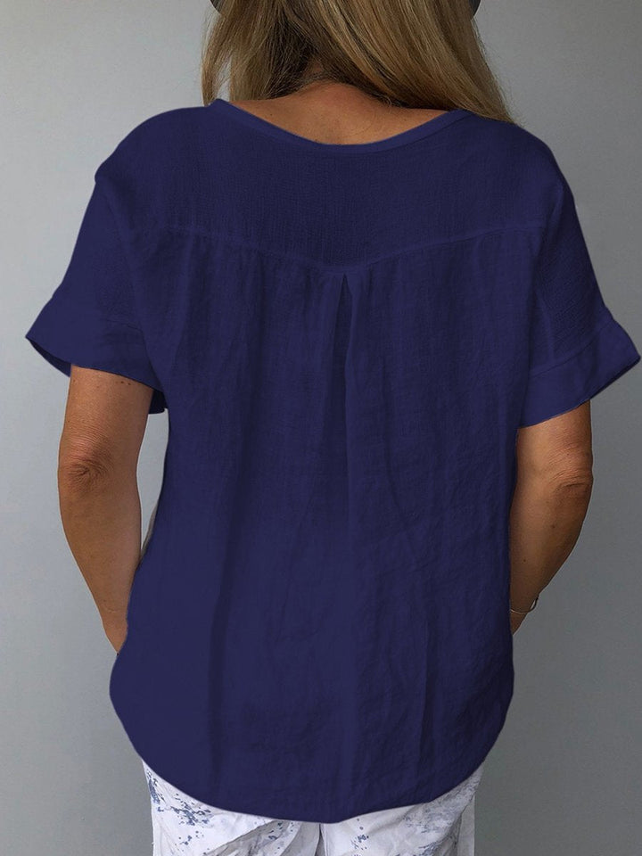 Tessa | Women's Comfortable Casual Cotton Linen Top