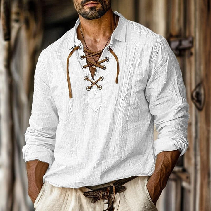 Josephus | Stylish Linen Long Sleeve Shirt for Men