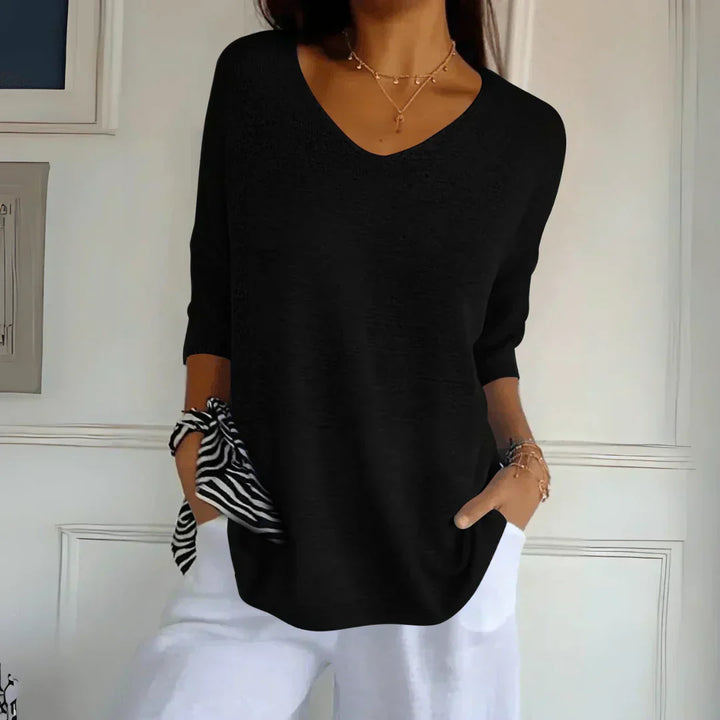 Jenny | Classic Knitted Top for Effortless Everyday Style