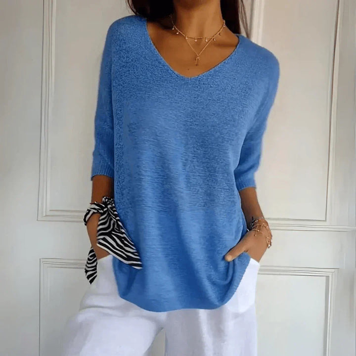 Jenny | Classic Knitted Top for Effortless Everyday Style