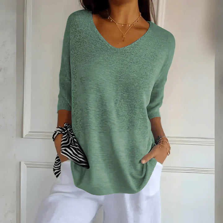 Jenny | Classic Knitted Top for Effortless Everyday Style