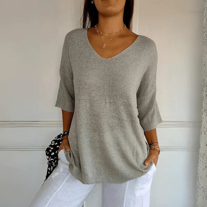 Jenny | Classic Knitted Top for Effortless Everyday Style