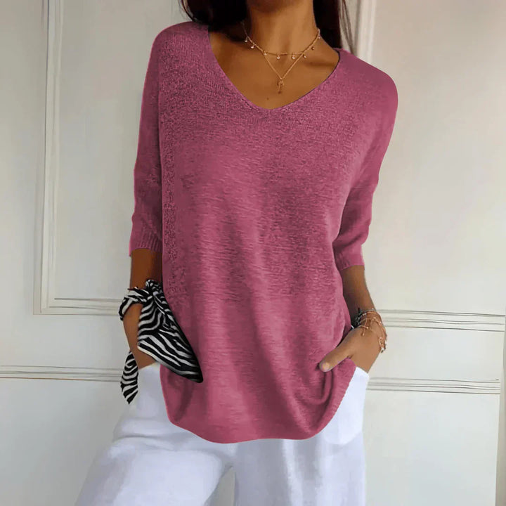 Jenny | Classic Knitted Top for Effortless Everyday Style