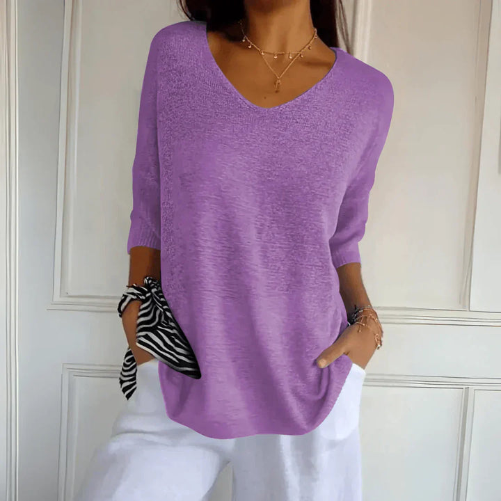 Jenny | Classic Knitted Top for Effortless Everyday Style
