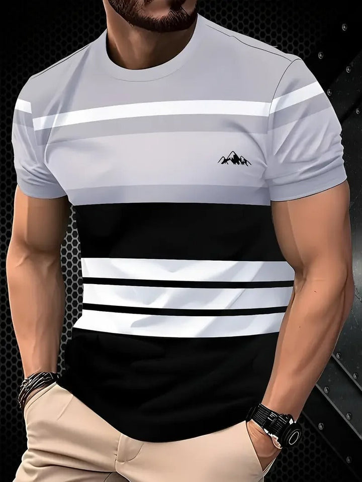 Zeke | Classic Striped T-Shirt for Summer Comfort