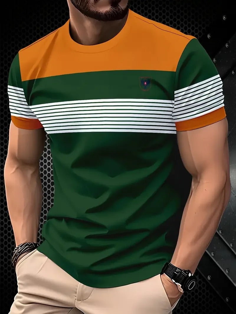 Zeke | Classic Striped T-Shirt for Summer Comfort