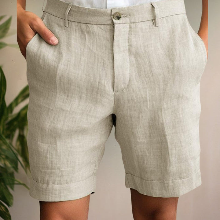 Leonard | Lightweight Men's Linen Shorts