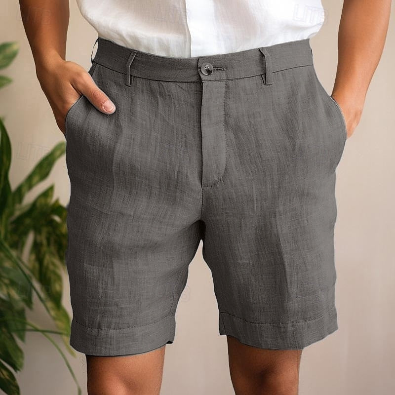 Leonard | Lightweight Men's Linen Shorts