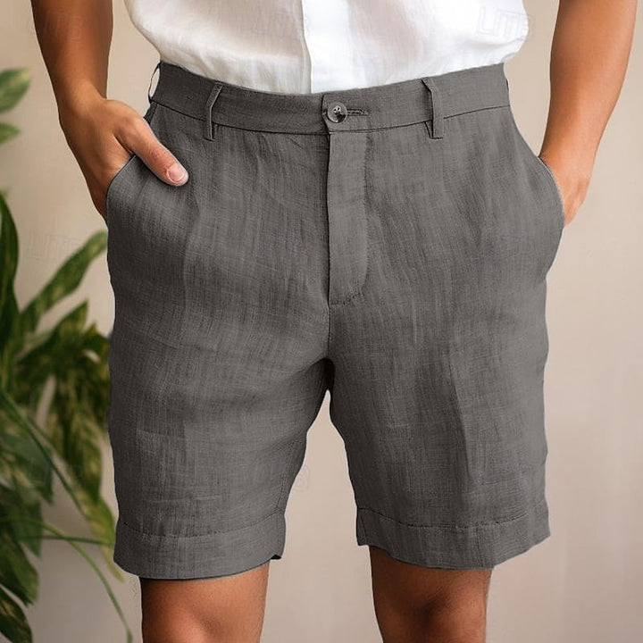Leonard | Lightweight Men's Linen Shorts