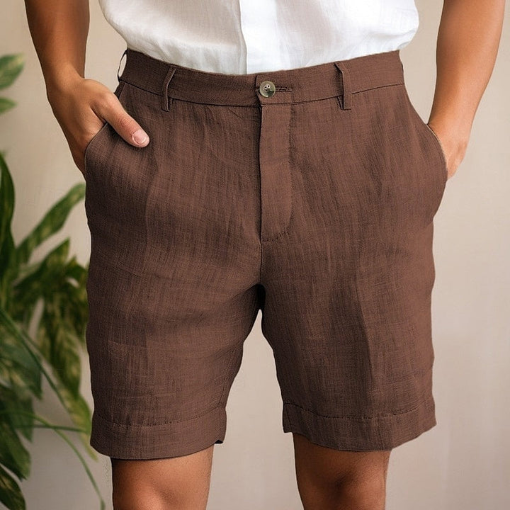 Leonard | Lightweight Men's Linen Shorts