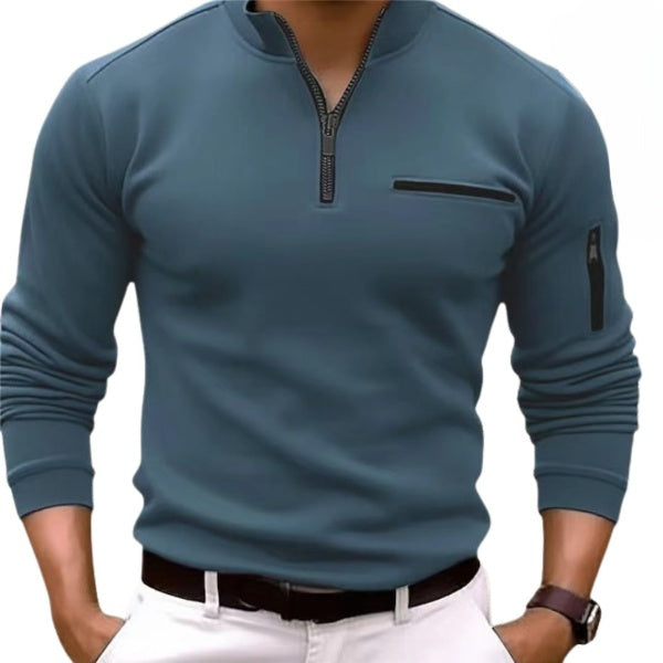 Louie | Modern Zip-Up Pullover for Comfort and Style