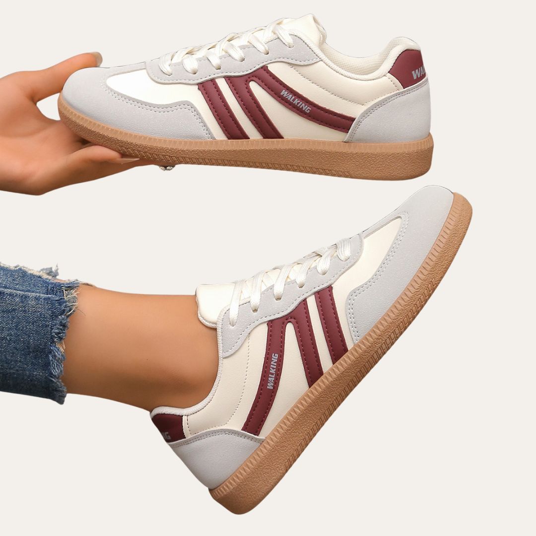 Katherine | Comfortable Stylish Leather Sneakers for Women