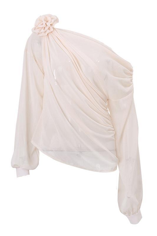 Bailey | Chic Asymmetrical Floral Blouse
