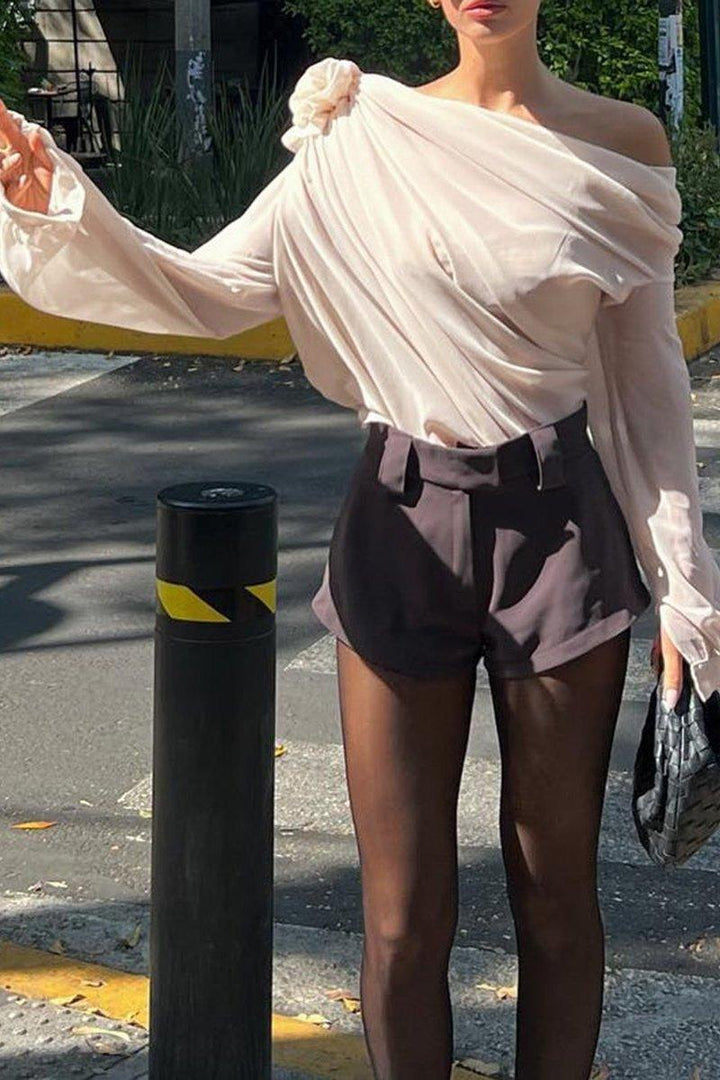 Bailey | Chic Asymmetrical Floral Blouse